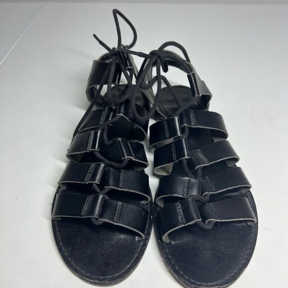 FADED GLORY Women’s Black Chilly Sandals, Black strap open toe Size 8 - Picture 8 of 11